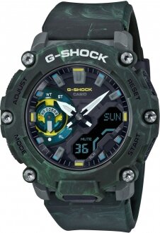 Casio G-Shock GA-2200MFR-3ADR Silikon / Koyu Gri / Koyu Yeşil Kol Saati kullananlar yorumlar